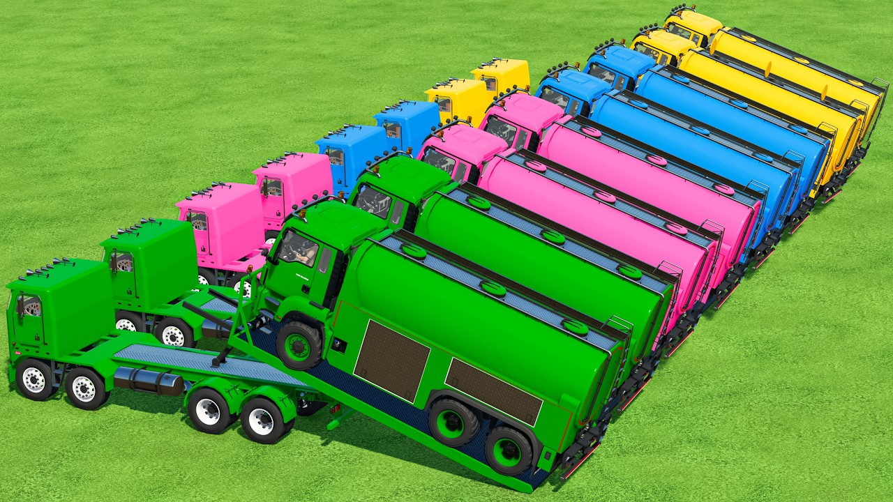 Transporting With Colors | Filling Water With Truck & Transport In Fs22 | Farming Simulator 22 