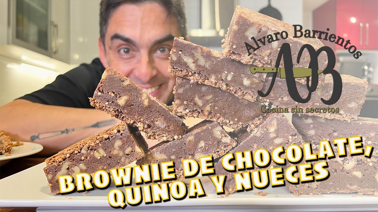 BROWNIE DE CHOCOLATE, QUÍNOA Y NUECES. UNA RECETA PERFECTA Y DELICIOSA - ALVARO BARRIENTOS