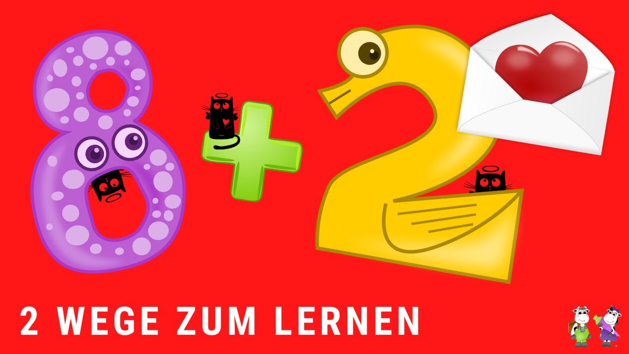 ❤︎ Verliebte Zahlen lernen - 2 einfache Wege ❤︎