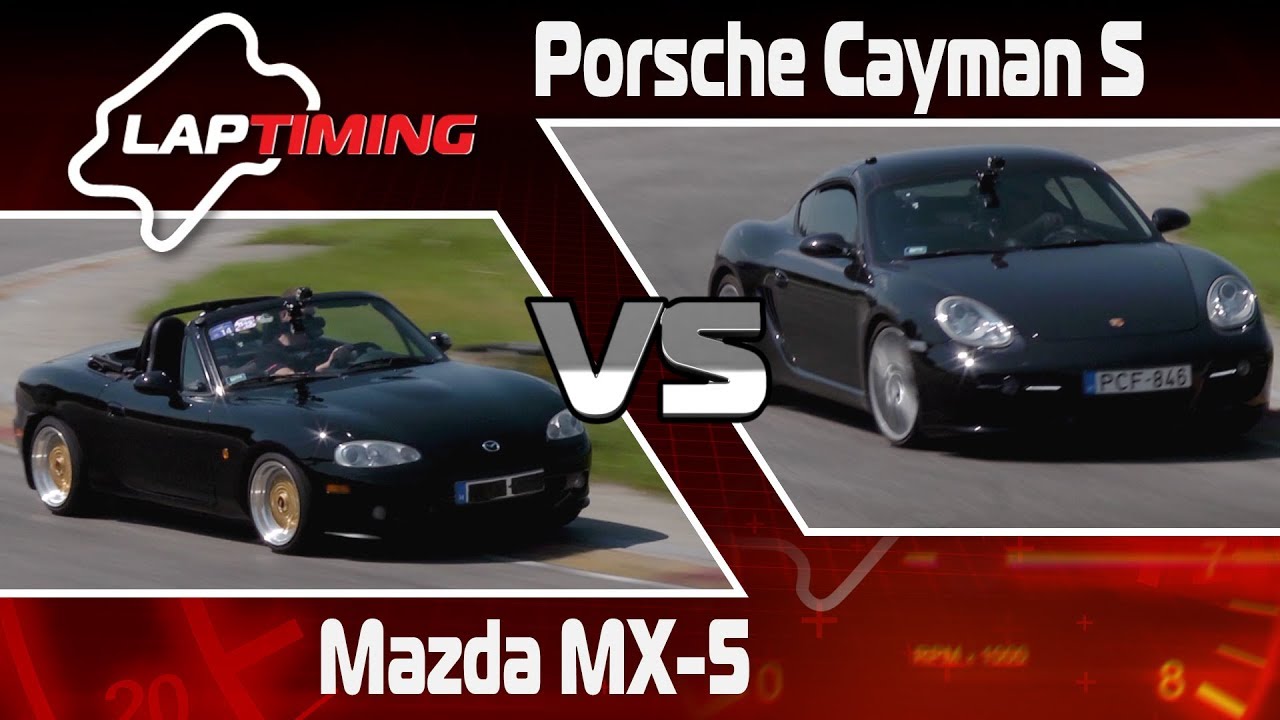 Haverok egymás ellen. Porsche Cayman S vs. Mazda MX-5 (LapTiming ep. 90)
