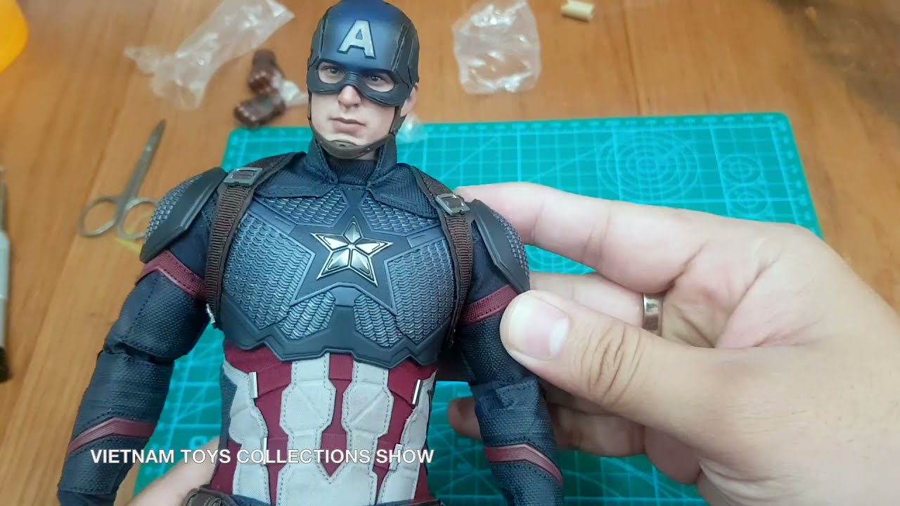 How to Open Suit & Mod Captain America Endgame MMS536 with original body ?