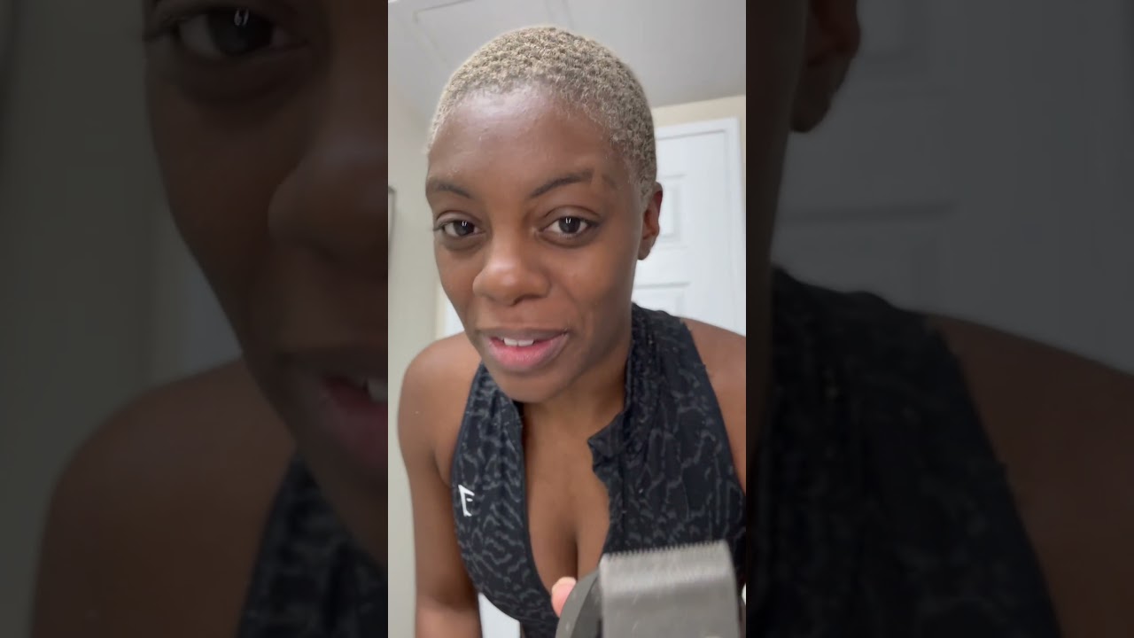 If it wasn’t apparent, I’m not a professional lol #shavemyhead #shavedhead #baldgirls #buzzcut