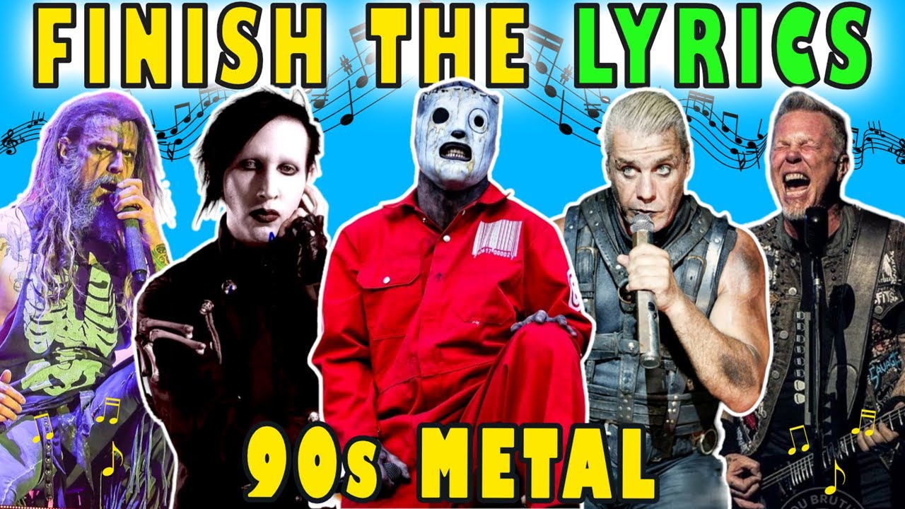 Finish the Lyrics 90s Rock & Metal 🎶 Ultimate Rock & Metal Music Quiz