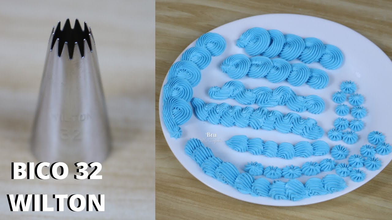 BICO 32 WILTON - BICO DE CONFEITAR - Bru na Cozinha