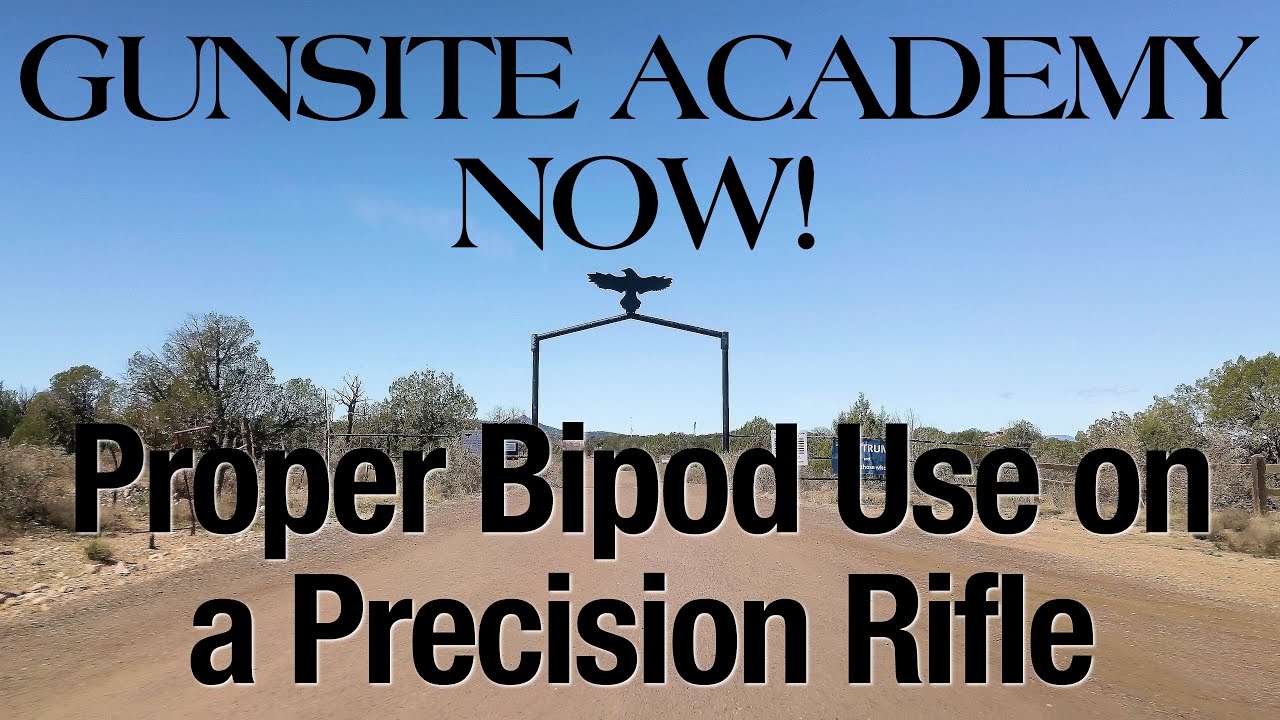 Proper Bipod Use on a Precision Rifle