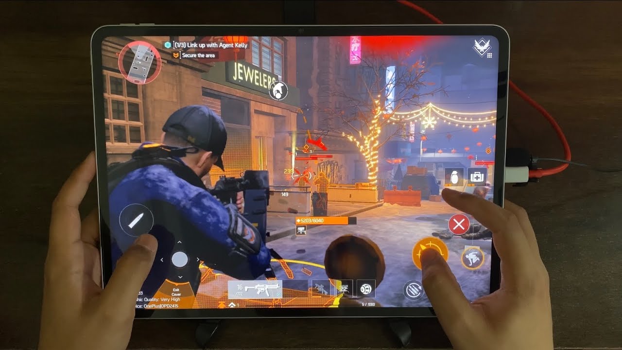 Pc Level Max Graphics Division Resurgence On Oneplus Pad 3 (Handcam Gameplay) 🔥 Snapdragon 8 Elite
