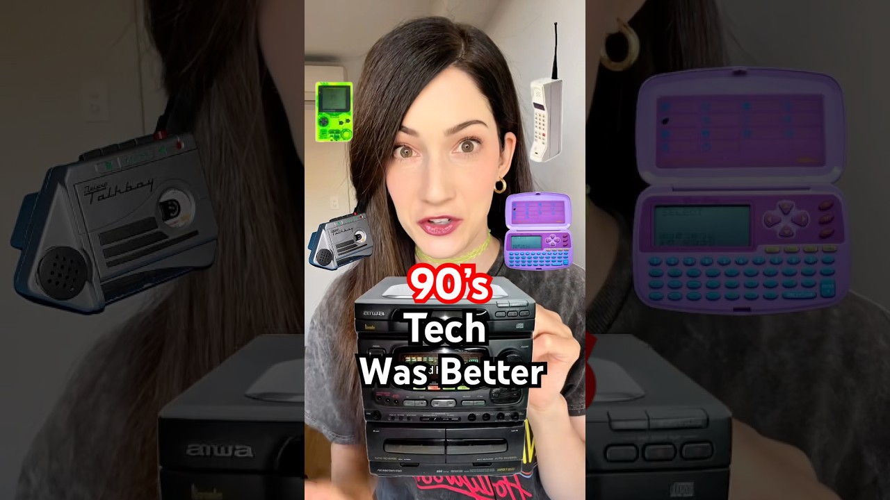 90&rsquo;s Tech Was Better than Today&rsquo;s Tech    #90s #90skids #nostalgia #nostalgic