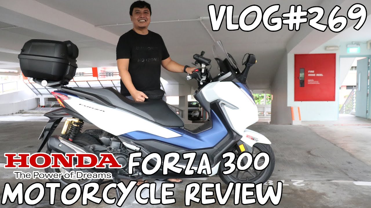 Видеоблог №269 Обзор мотоцикла Honda Forza 300 Сингапур