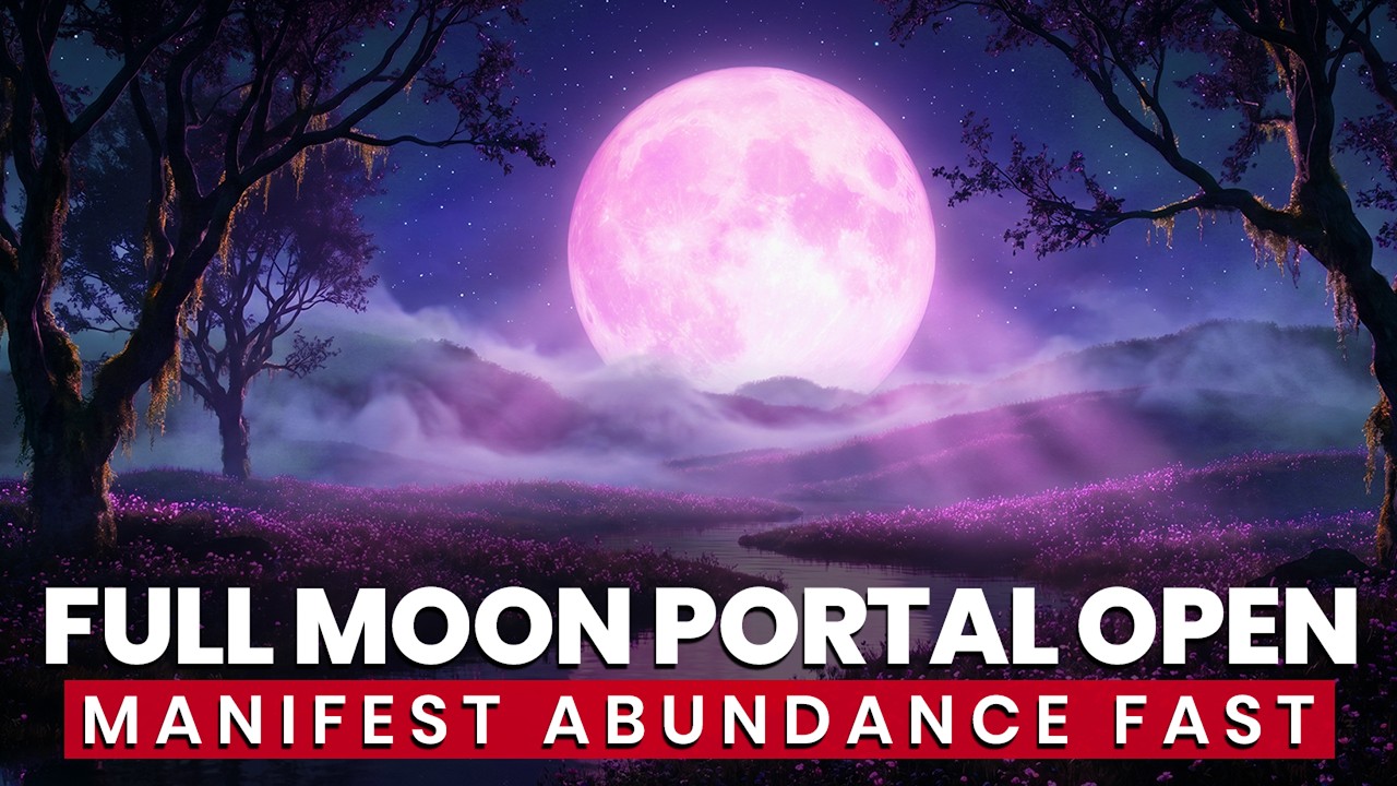 Strawberry Full Moon PORTAL OPEN: Manifest Good Fortune and Abundance