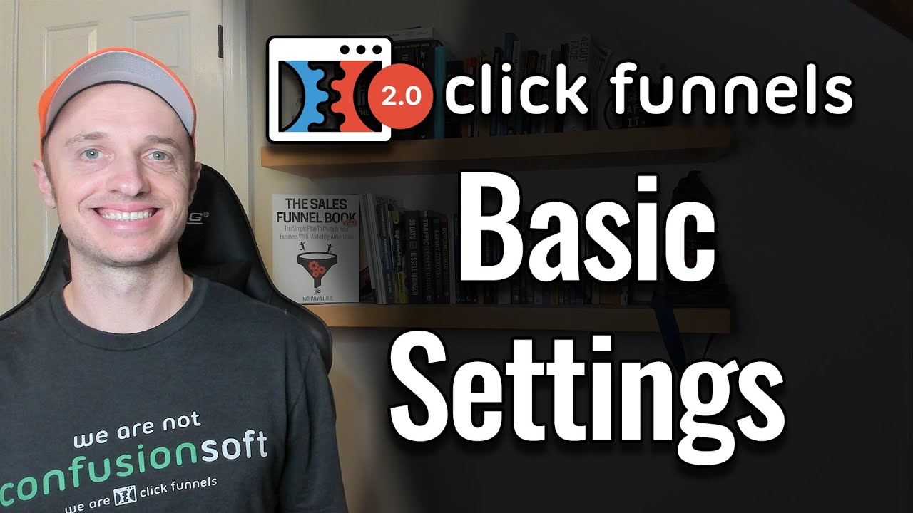 ClickFunnels 2.0 - Basic Settings - Custom Domain, Billing, Marketing Email Config