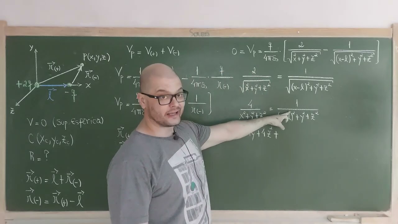 84: Eletromagnetismo - Exercício - Superfície Equipotencial - Moysés/Vol.03/Cap.04/Exe.01