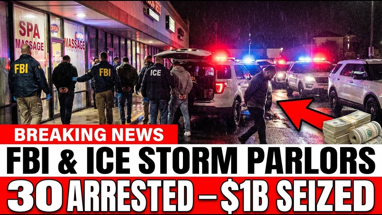 FBI & ICE Storm Massage Parlors &mdash; 30 Arrested in Major Federal Bust
