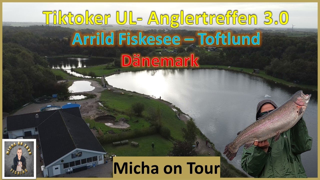 Forellenangeln in Dänemark mit Ultralight im Herbst! // Was für ein schöner Angelpark! //