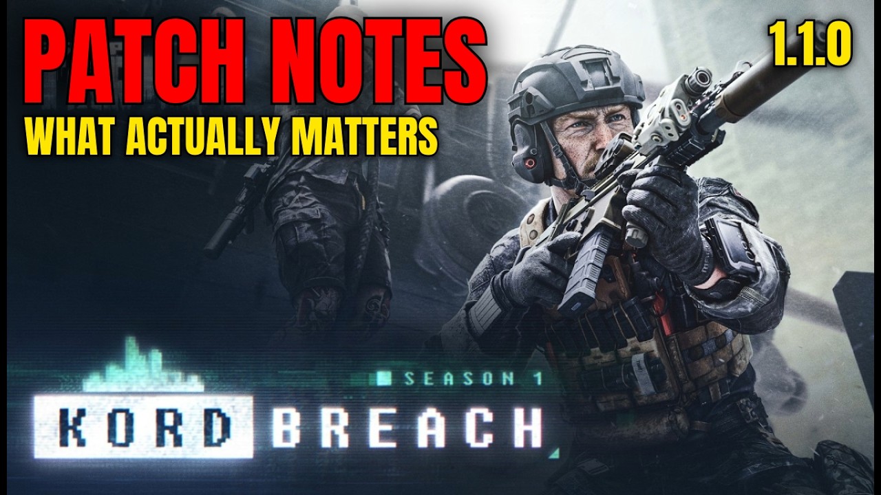 Escape from Tarkov KORD Breach Patch Notes &ndash; Patch 1.1.0 Changes Explained