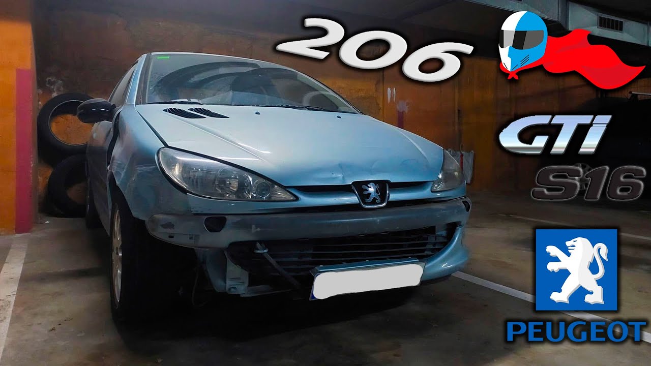 2003 Peugeot 206 GTI S16 (100kW) 4K [Rescue Car Hero] #206 Saved from scrapyard at the last moment
