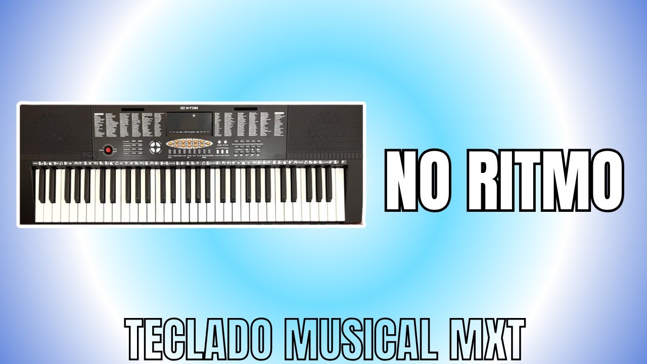 Teclado Musical Profissional MXT: Som profissional, sensação de piano real e mais de 100 timbres!