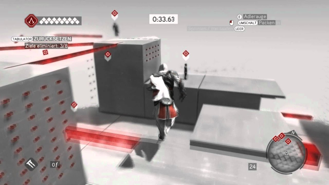 Assassin's Creed| Brotherhood | Virtuelles Training| Versteckte Klinge [Walkthrough]