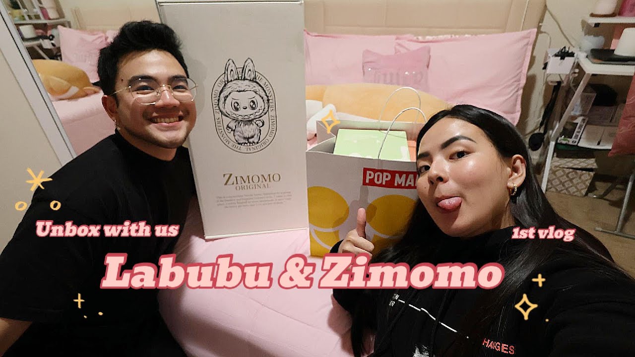 1st Vlog: A day in my life & unboxing Labubu ft. Zimomo!