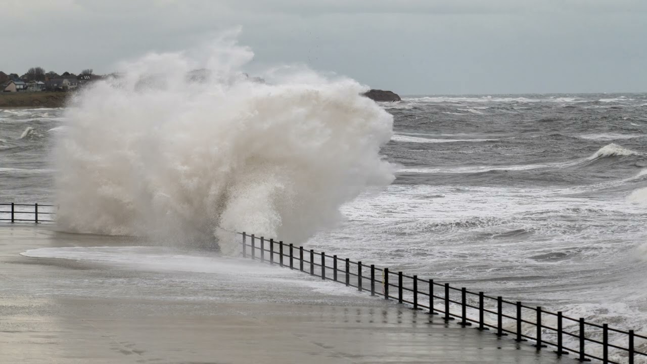 Waves Crash Over Seaburn Promenade | Sunderland Seafront