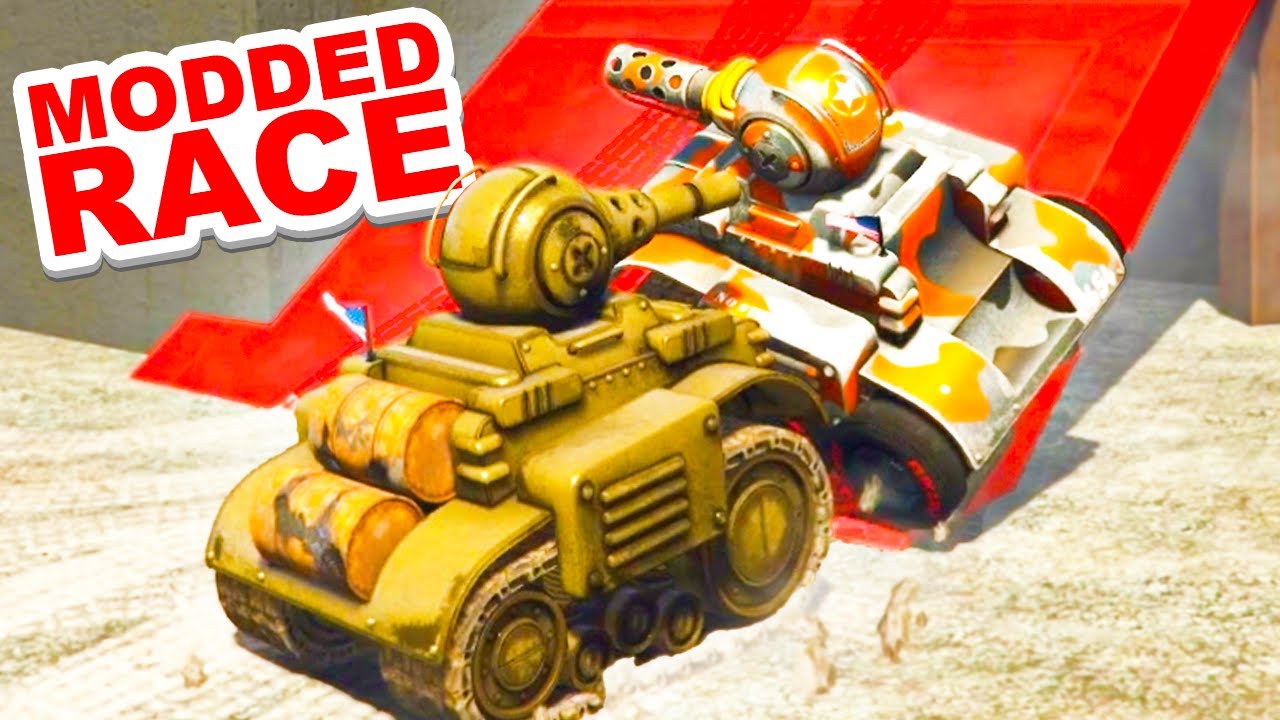 MODDED RACE IN EEN MINI-TANK IS ONMOGELIJK! (GTA V Online Races)