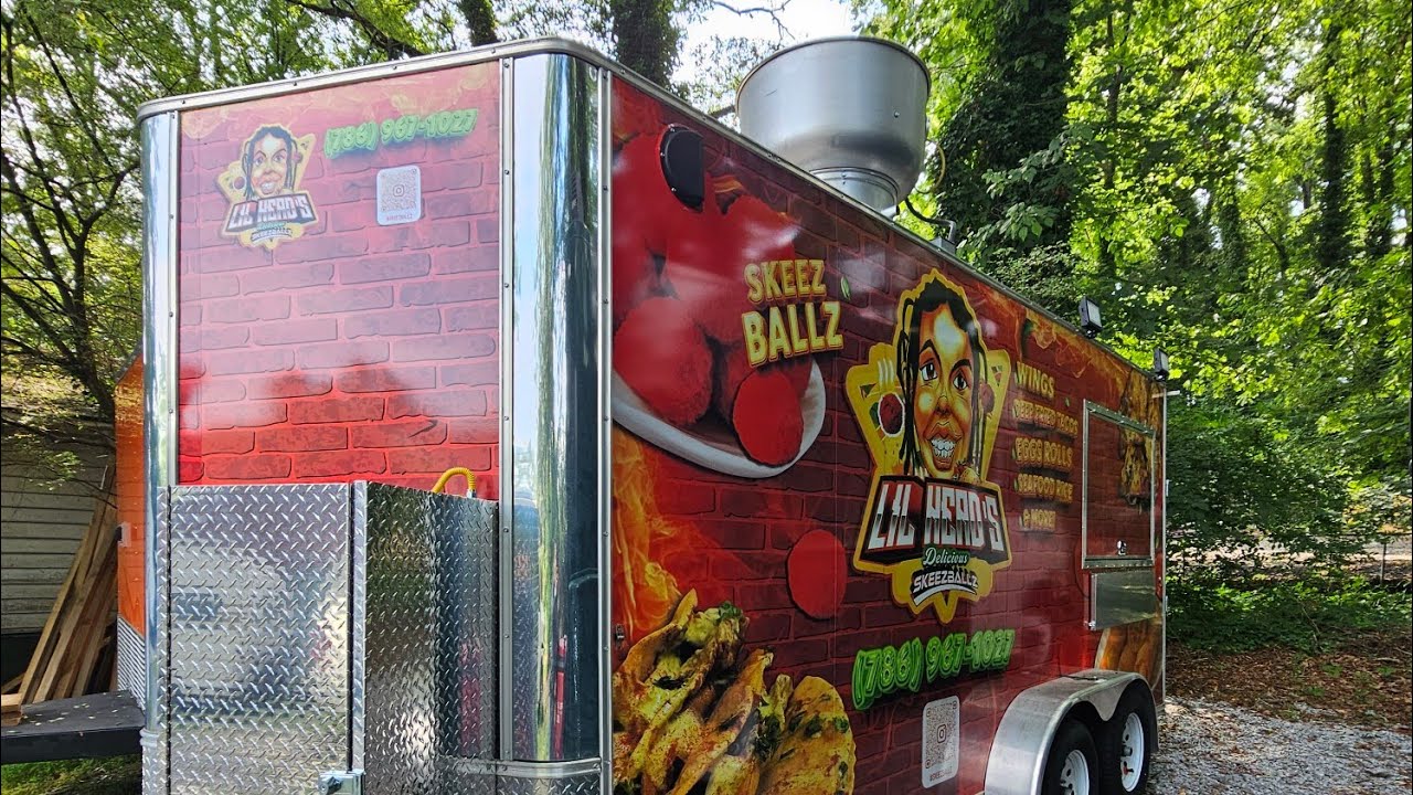 Custom chicken wings trailer
