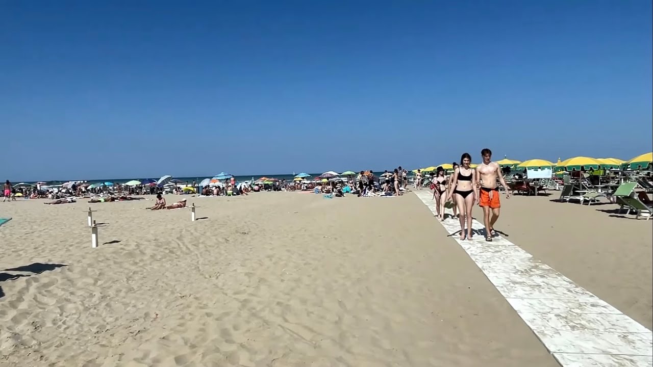 Rimini Beach walk
