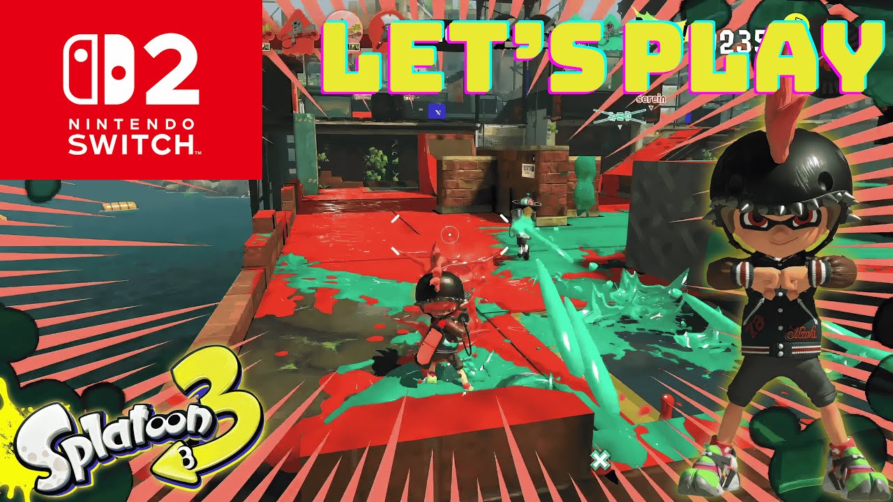 Splatoon 3 Nintendo Switch 2: Online Battle Modes | 1440p 60fps