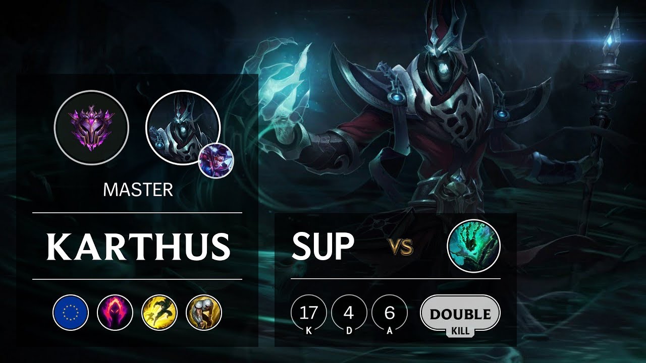 Karthus Support vs Thresh - EUW Master Patch 9.6