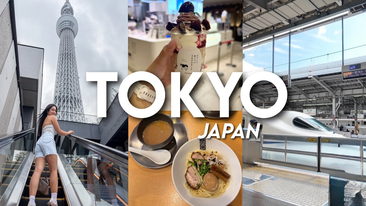 Shinkansen to TOKYO 🇯🇵 skytree, Tokyo's best ramen & One Piece blind box