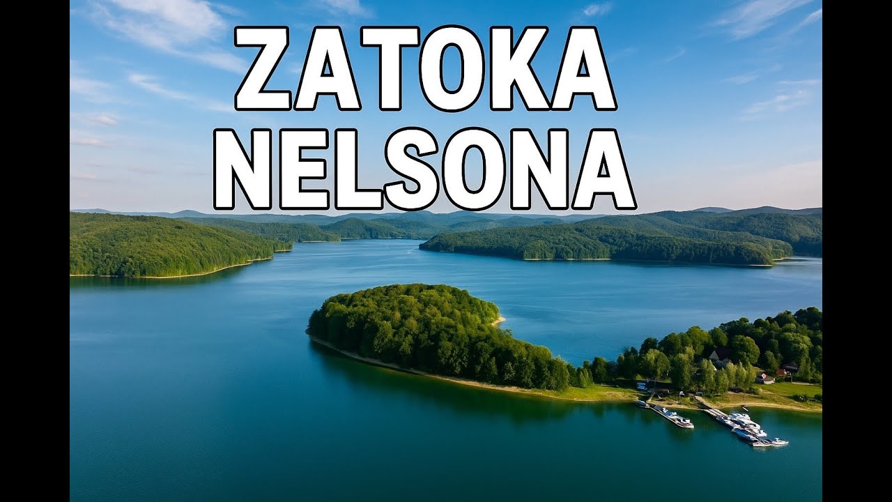 Zatoka Nelsona z lotu drona | Jezioro Solińskie