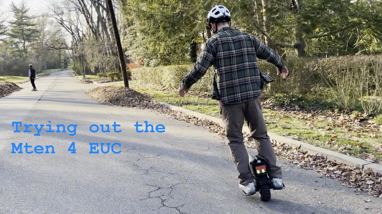 Mten 4 first ride and thoughts from a first time EUC rider