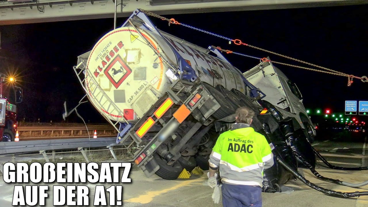[GEFAHRGUT-LKW VERUNGLÜCKT!] - Werkfeuerwehr Chempark & Feuerwehr Köln | Bergungsarbeiten | TUIS 3 -
