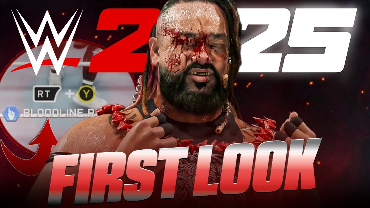 WWE 2K25 FIRST LOOK AT THE BLOODLINE RULES MATCH!