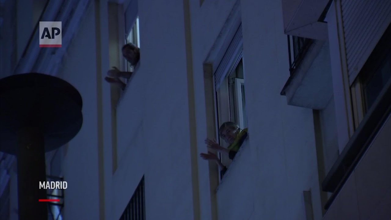 Gratitude for health workers spreads across Europe