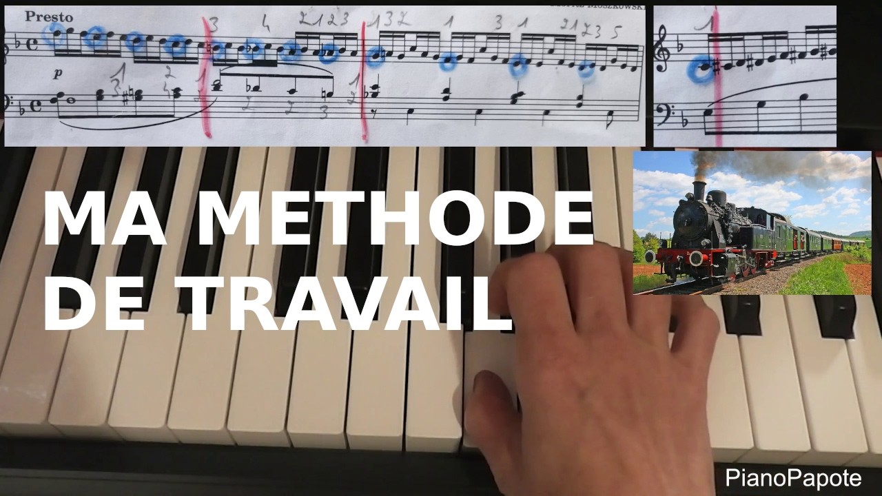 Comment je travaille un morceau ? | Ma méthode étape par étape. | Etude de Moszkowski