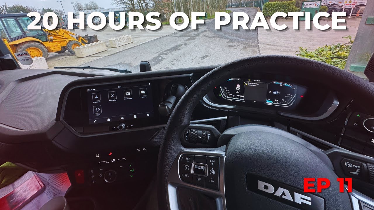 THE ROAD TO BECOMING A HGV TRUCKER | FULL WEEK HGV TRAINING + TRUCK SHOPPING  | EP11