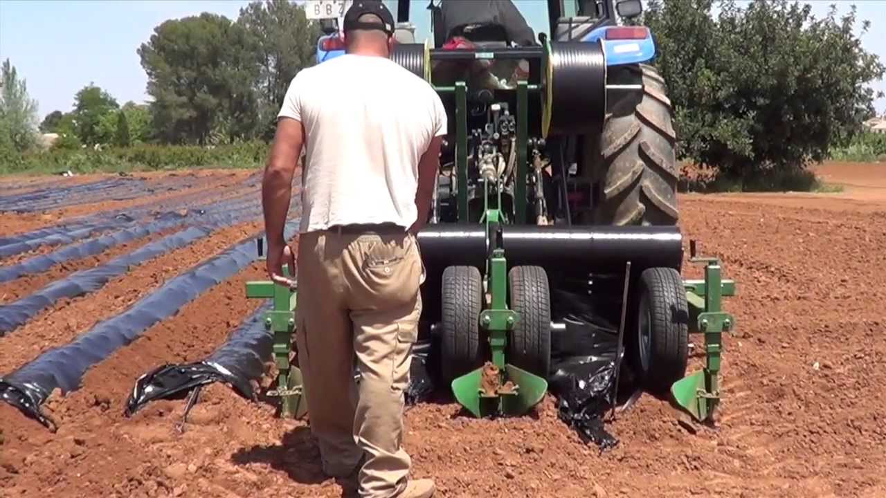 Máquina Acolchadora para usos Agrícolas. Sistema doble.