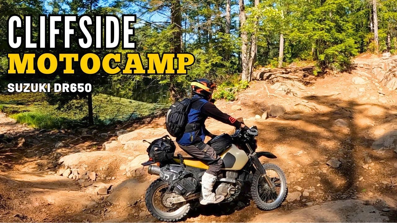 Solo Motorcycle Camping Offroad Only | DR650 Adventure