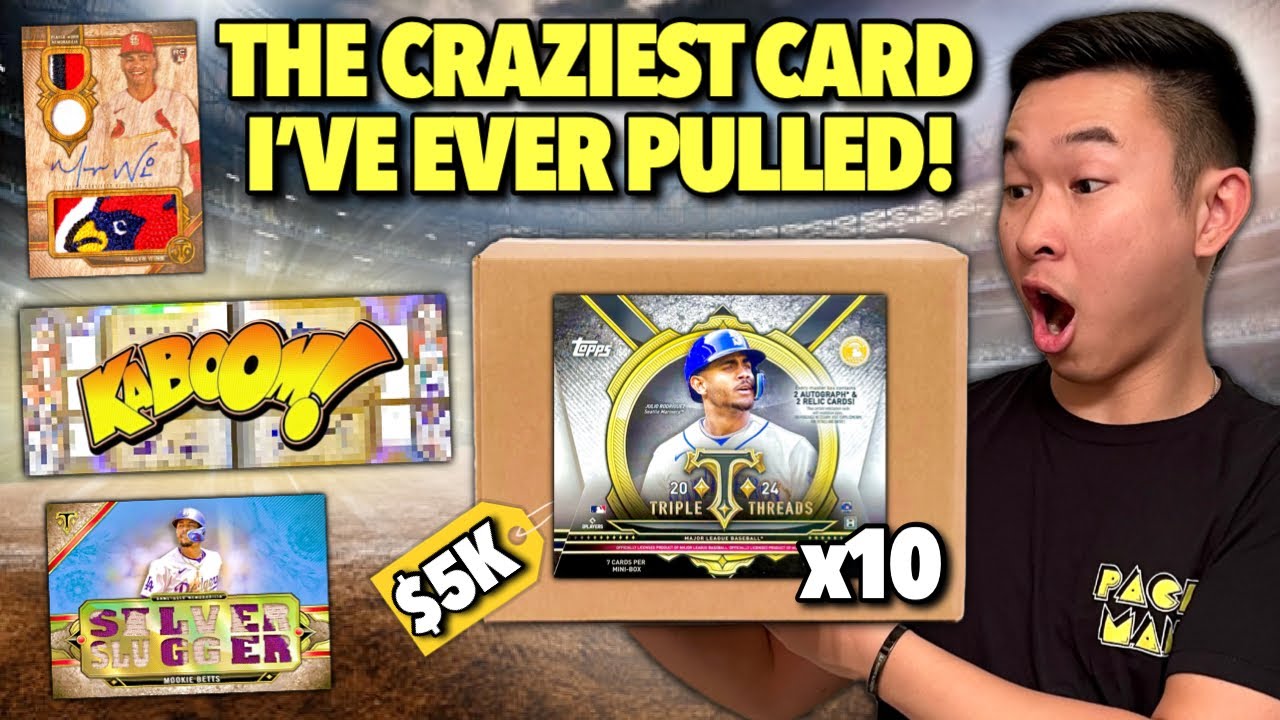 I OPENED AN INSANE $5,000 CASE OF TOPPS TRIPLE THREADS BASEBALL (MY CRAZIEST PULL EVER)! 😱🔥