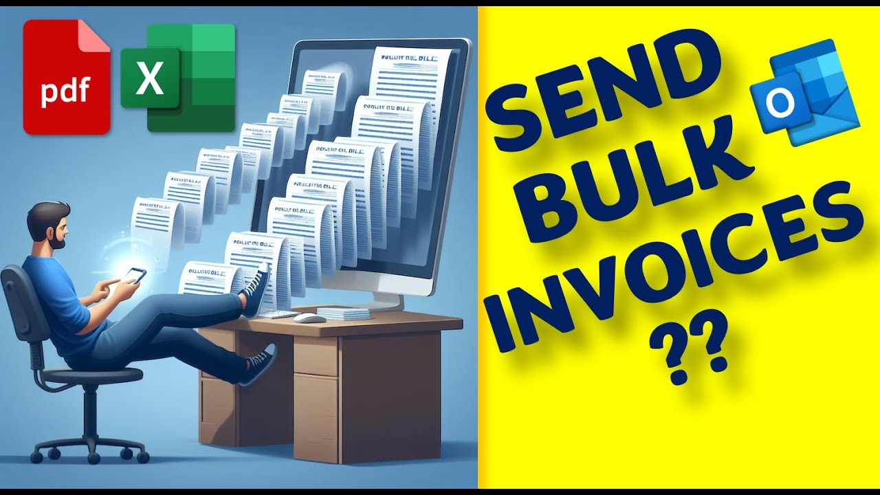 Send bulk invoices with VBA Code | SHK Excel World