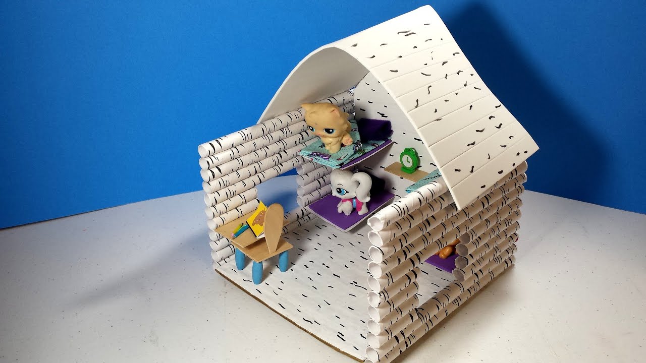DIY LPS Doll Camp Cabin
