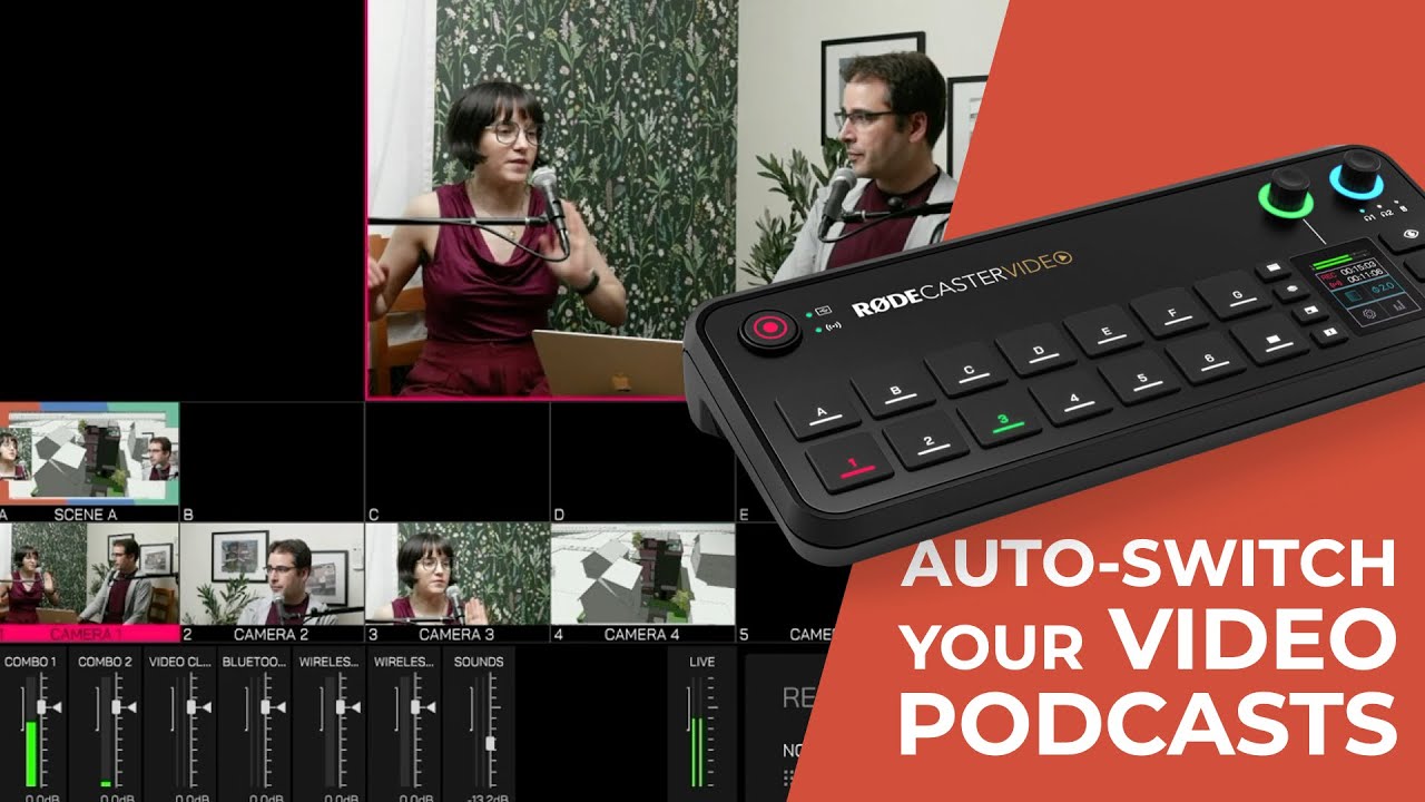 Автоматическое переключение вашего видеоподкаста с помощью RØDECaster Video
