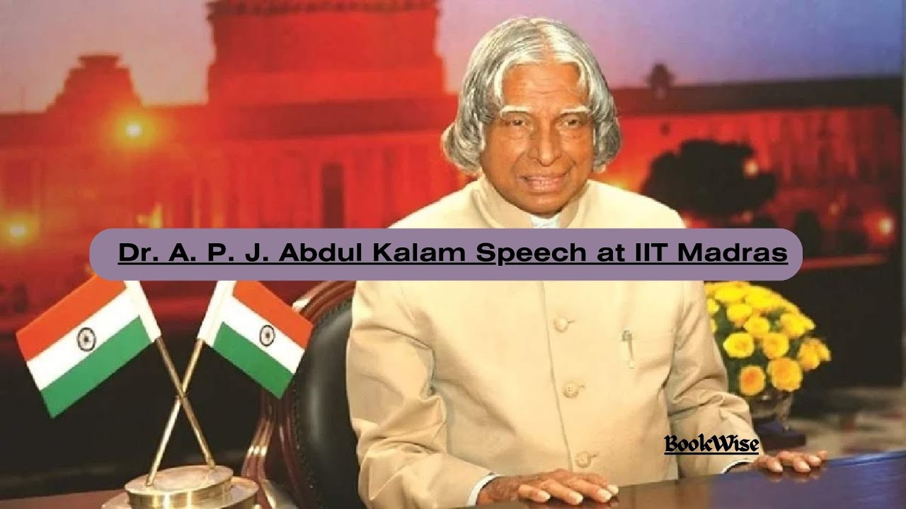 Creativity and Youth Power | Dr. A. P. J. Abdul Kalam Speech | 2011 | IIT Madras