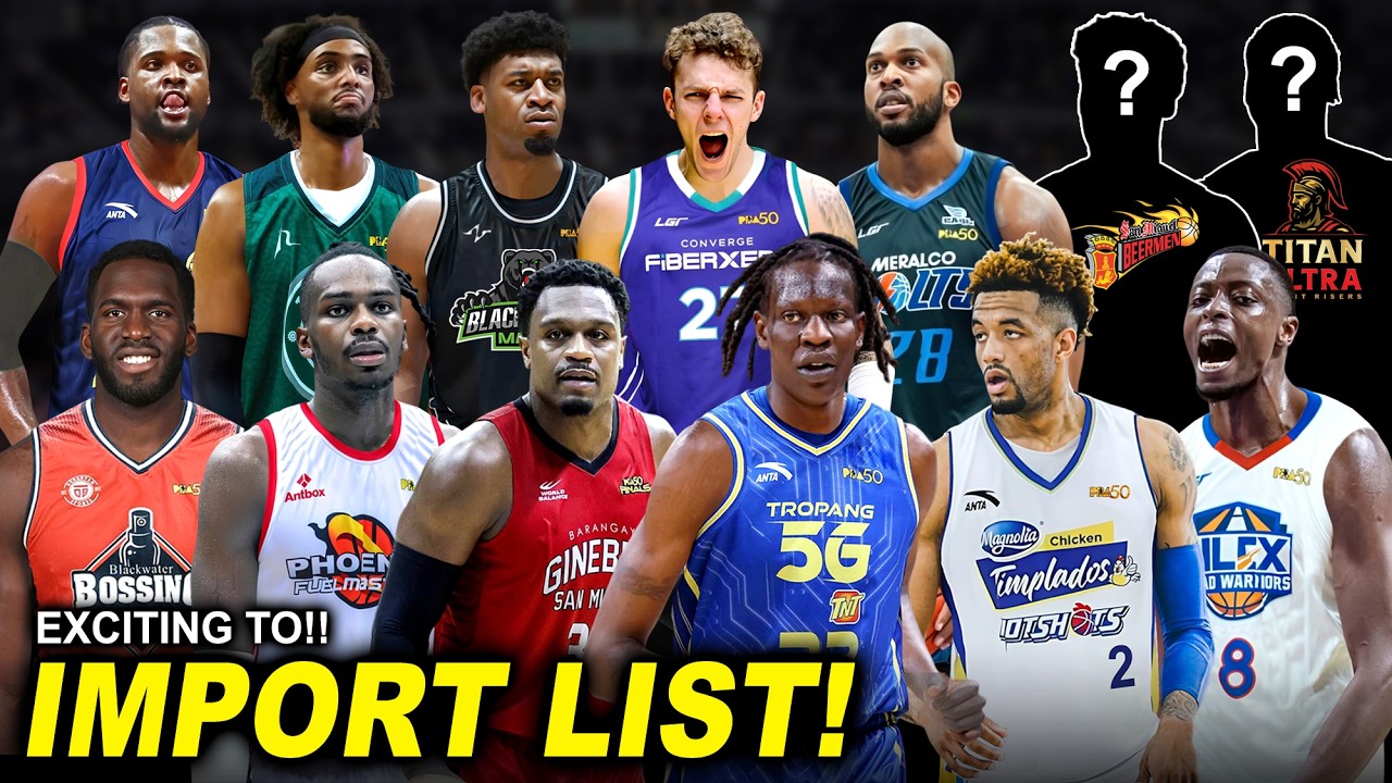 ITO NA ang mga Imports para sa 2026 Pba Commissioner's Cup! EXCITING TO!!