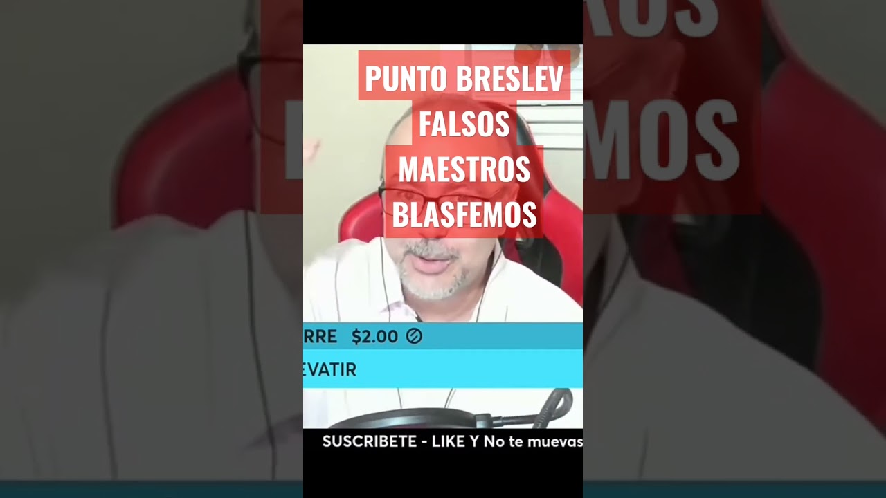 🛑NOTICIA🛑Pastor Eduardo anuncia que Punto Breslev son falsos maestros, blasfemos y antimesias