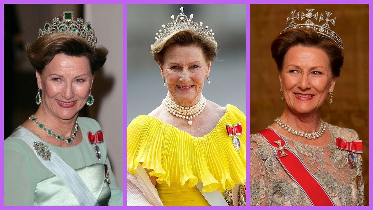 Top 7 Most Expensive Tiaras of Queen Sonja of Norway!