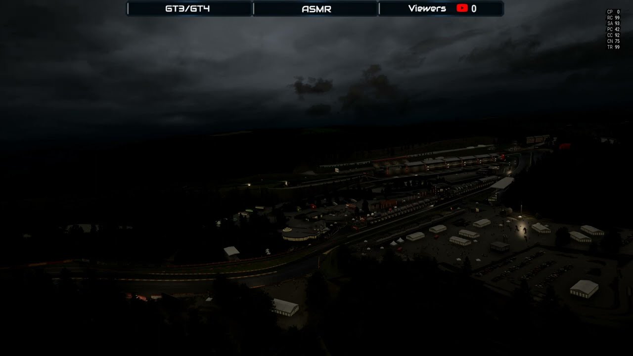 Ambient Relaxing distant ASMR Race Car Sounds to help you fall asleep / study Version 6