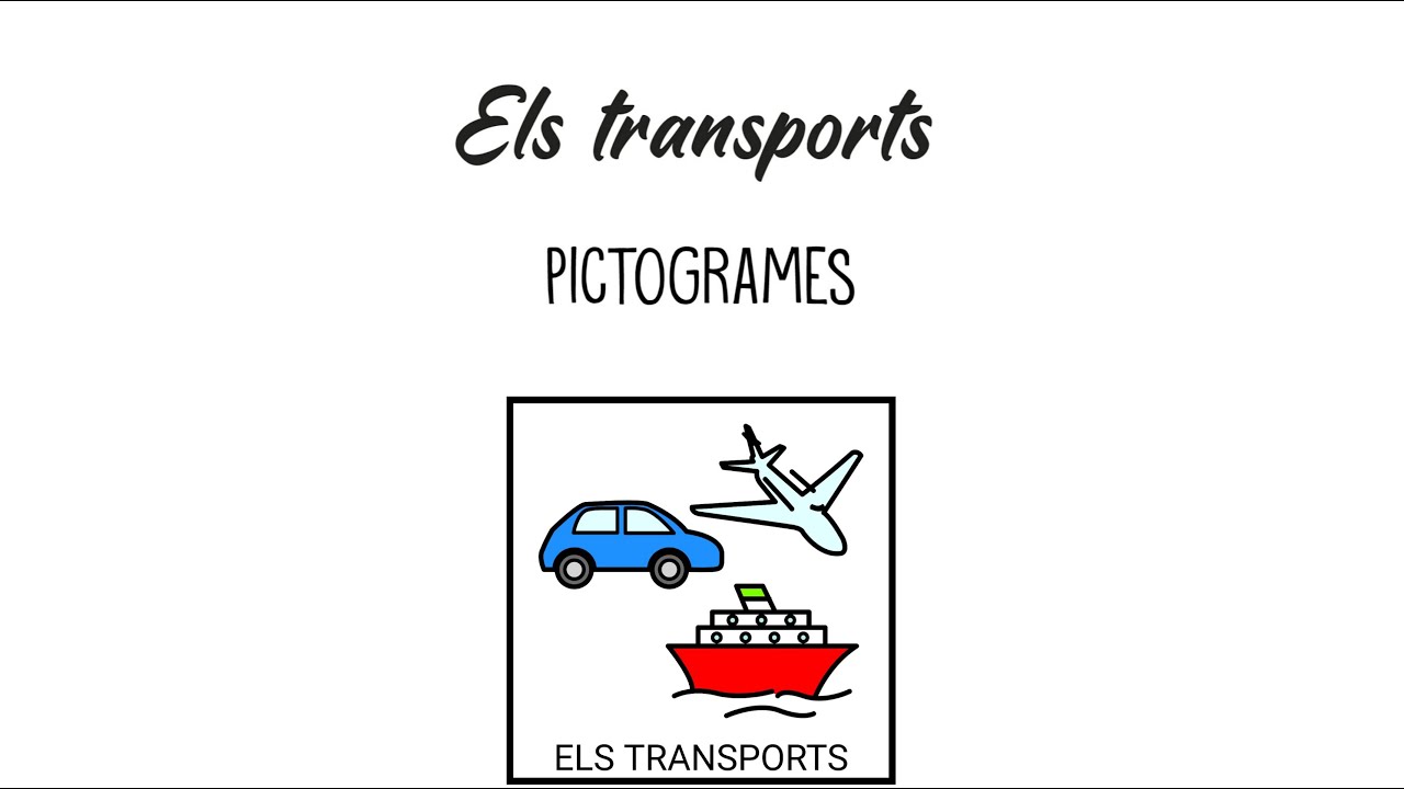 PAÍS DE XAUXA. PICTOGRAMES. ELS TRANSPORTS