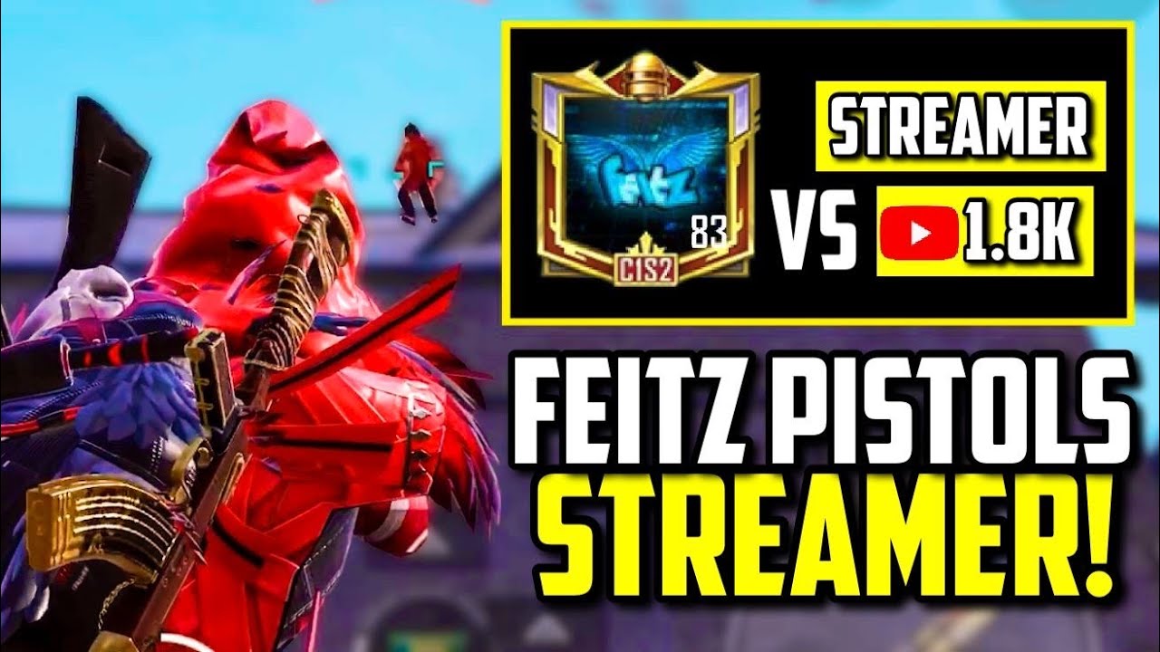 FEITZ DEFEATS STREAMER WITH A PISTOL PLUS THEIR REACTION!! | PUBG Mobile