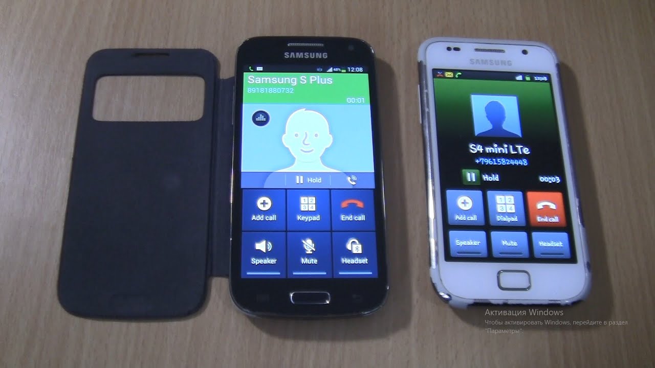 Incoming call & Outgoing call at the Same Time Samsung Galaxy S4 Mini Lte cover+S Plus